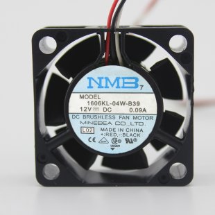 Wholesale NMB 1606KL-04W-B39 12V 0.09A 3wires Cooling Fan