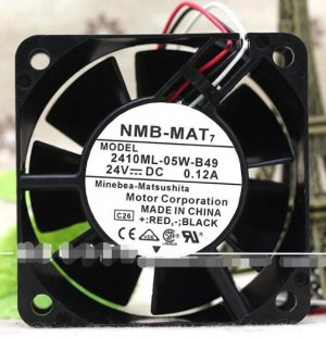 Wholesale NMB 6025 2410ML-05W-B49 : 24V 0.12A 3wires cooling fan