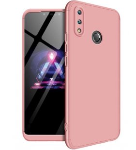 Abctay 3 in 1 360 Degree Non-slip Shockproof Full Protective Case Rose gold For HUAWEI NOVA 3I/P smart Plus