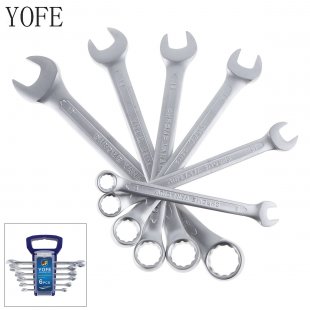 Wholesale 6pcs 8mm-17mm Professional Ratchet Wrench Tool Combination Spanner Set for Installation / Maintenance