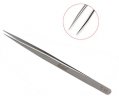 Wholesale 145mm Precision Stainless Steel Anti Static Straight Tweezer Forceps for Watch / Mobile Phone Repairing