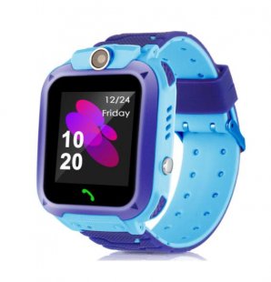 Wholesale for iOS Android _ Blue Waterproof Tracker Kid's Child Watch Anti-lost SOS Call