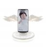 Wholesale for iPhone X XR 8 Plus Smasung S9 S10 Plus for Huawei P30 Xiaomi As shown Angel Wings Qi Wireless Charge Dock 10W 3.0 Fast Charger Type C