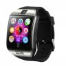 Wholesale for Android Phone Smartwatch Silver Bluetooth Smart Watch Men Q18 With Touch Screen Big Battery Support TF Sim Card Camera