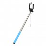 Mini Folding Selfie Photo Stick - For Android And iOS Cell Phones Measuring 5.5 To 8.5cm, Extends To 83cm (Blue)