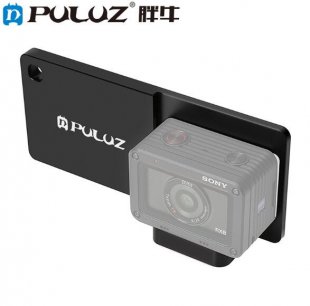 Wholesale for Sony RX0 black PULUZ Mobile Phone Handheld Gimbal Switch Mount Plate Adapter