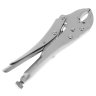 Wholesale 10 Inch 45 # Steel Vigorously Flat Pliers with Smooth Handle and Round Clamp Mouth Fast Fixing Clamp