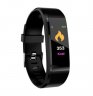 Wholesale 115plus Bluetooth Smart Watch Heart Rate Blood Pressure Monitor Fitness Tracker Bracelet, Black