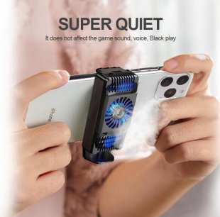 Wholesale For Android IOS Smartphone Cooling Fan black Air Cooler Mobile Phone Fast Radiator