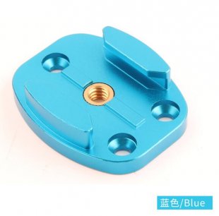 Wholesale for GoPro8/7/6 osmo action Tripod Plate Bracket Base blue Metal Quick Release Mount