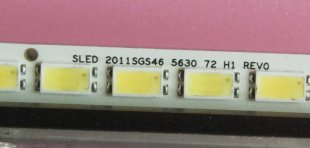 Wholesale Samsung 2011SGS46 5630 72 H1 rev0 LJ64-03035A LED Light Strips for LTA460HQ12 LTA460HM06 - 1 Strip