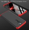 Abctay Cellphone Cover Hard PC Phone Case Bumper Protective Smartphone Shell black red For OPPO A5 2020/A11X