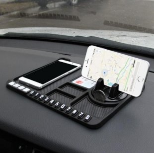 Wholesale Phone Holder Silicone Car Pad Mat black Multifunctional Car Anti-Slip Mat Auto