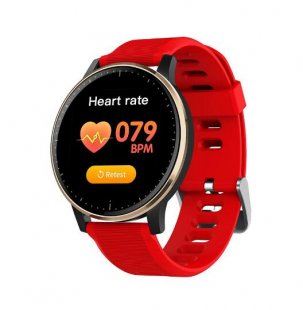 Wholesale Blood Pressure Sleeping Detectiopn Sport Step Count Waterproof Big red Q20 Smart Bracelet Touch Screen Heart Rate