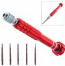 Wholesale Multifunction 5 in 1 Screwdriver with Phillips Slotted Pentagon T Type for Mobile Phone / Computer Repair