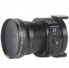 AMKOV LENS - OX5 1080P WIFI H.264 / MOV 20 Mega Pixels Camera Lens 120 Degrees Wide Angle - Black