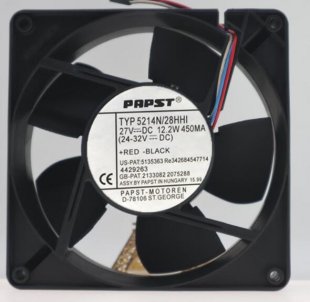 Wholesale PAPST 12738 TYP5214N/28HHI 27V 12.2W 450mA Motor Fan