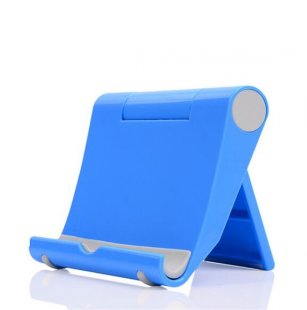 Wholesale Support Portable Adjust Universal Plastic Stand - Blue Mobile Phone Tablet Stand Holder