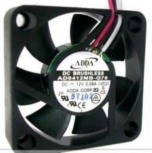 Wholesale Cooling Fan ADDA AD0412MB-G76 12V 0.08A 1.08W 3wires