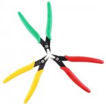 Wholesale Multifunctional High-carbon Steel Diagonal Pliers Electronic Cutting Pliers with Rubber Handle for Copper Wire / Plastic Burr Edge