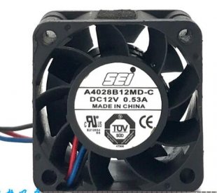 Wholesale SEI 4028 A4028B12MD-C 12V 0.53A Server Fans,Cooling Fan