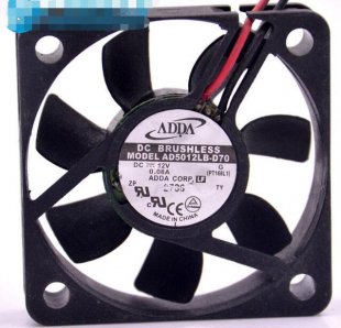 Wholesale ADDA 5015 AD5012LB-D70 12V 0.08A Dual Ball Bering,Server Fan, Cooling Fan