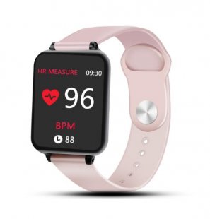 Wholesale Blood Pressure Fitness Bracelet Pink B57 Smart Watches Waterproof Sports for iPhone Android Phone Smartwatch Heart Rate Monitor