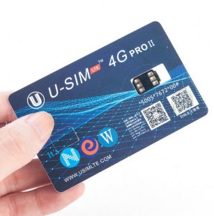 Wholesale for iOS 12 iPhone XS Max As shown U-SIM4G Pro II Unlock SIM Card Nano-SIM Compatible