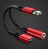 Wholesale for USB-C Phone Without 3.5MM for Huawei Xiaomi red 3.5mm Headphone Jack Type-C USB C Audio Adapter Earphone to Type C Charge Listen