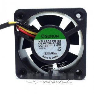 Wholesale SUNON 4020 KD1204PKBX 12V 1.6W 3Wire dc axial fan,server fan,Cooling Fan