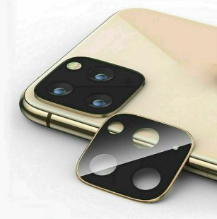 Wholesale Full Cover Tempered Glass Camera Lens Screen Protector Gold Phone Screen Film For iPhone 11/11 Pro/11 Pro Max