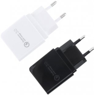 Wholesale Heat Resistant Universal 3.0 Travel Mini USB EU Plug Charger for Mobile Phone / Tablet