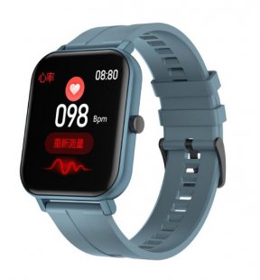 Wholesale Blood Pressure Blood Oxygen Sleep Monitoring Music Control Smart Bracelet blue Smart Watch Built-in Battery Temperature Heart Rate