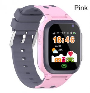 Wholesale SIM Card Smart Watch With Breathing Light USB APP Phone Watch Q16 pink waterproof Q16 Waterproof Children Watch GPS Positioning