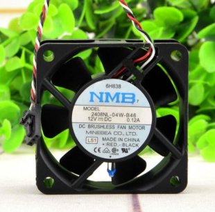 Wholesale Cooling Fan NMB 2408NL-04W-B46 12V 0.12A 3wires