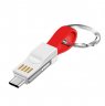 Wholesale Mobile Phone Portable Charging Data Cables Type C/Micro USB red 3 in 1 Magnetic 13CM Mini USB Data Cable