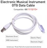 Wholesale for iPhone X XS MAX XR 8 7 6 Electric Piano Audio Connector iOS 13 Charging Cable MIDI USB OTG Type B Keyboard Adapter