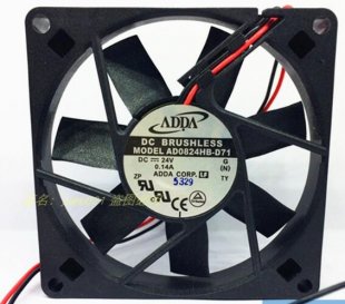 Wholesale ADDA AD0824HB-D71 24V 0.14A 2wires Cooling Fan