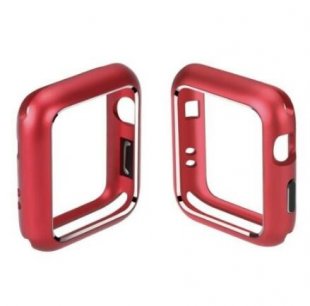 Wholesale Magnetic Metal Bumper Case 38 40 42 44mm red_44mm For Apple Watch iWatch Series 4/3/2/1