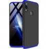 Abctay Ultra Slim PC Back Cover Non-slip Shockproof 360 Degree Full Protective Case Blue black blue_Redmi NOTE 7 for Redmi NOTE 7