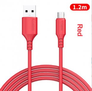 Wholesale Magnet Liquid Charging Line for Samsung Huawei red_micro 1.2m Micro USB Type-C Android Fast Charging