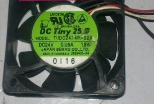 Wholesale SERVO TUDC24Z4P-029 24V 0.08A 3wires Cooling Fan - Used