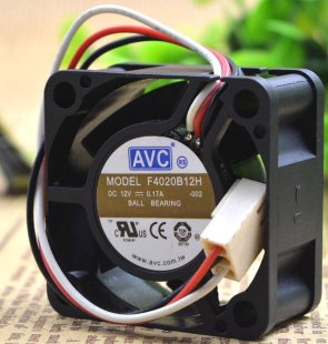 Wholesale Cooling Fan AVC F4020B12H 12V 0.17A 3wires