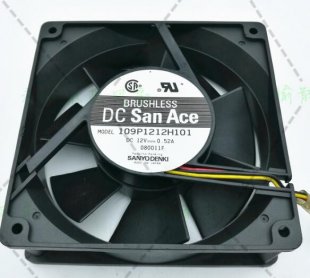 Wholesale Sanyo 109P1212H101 12V 0.52A 3wires Cooling Fan