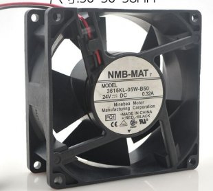 Wholesale NMB 3615KL-05W-B50 24V 0.32A 2wires Cooling Fan