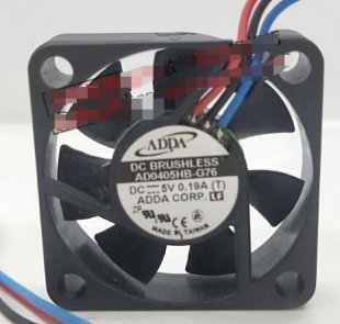 Wholesale ADDA 4010 AD0405HB-G76 5V 0.19A Server Fan,3Wire Cooling Fan