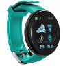 Wholesale Blood Pressure Blood Oxygen Measurement Healthy Life Sleep Tracker for iOS Android Phone green D18 Fitness Watch Smart Bracelet Heart Rate Monitor