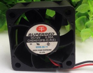 Wholesale SUPERRED 4028 CHD4012FB-O-R 12V 0.35A Cooling Fan