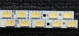 Wholesale Samsung SVS55_2ND_120HZ LJ64-01744A LJ64-01745A LED Light Strips for LED55T18GP - 2 Strips