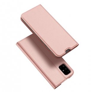 Abctay Cellphone Shell Elegant Mobile Phone Cover Stand Function Screen Camera Protector Shockproof Case Rose gold For Samsung A51/A71